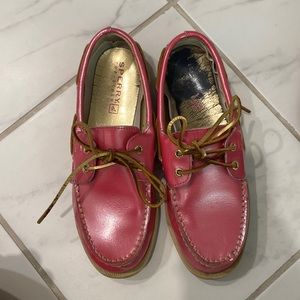 Pink Metallic Sperry’s